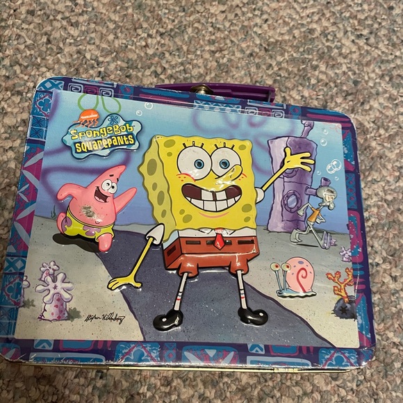 SpongeBob Squarepants Toys Spongebob Squarepants Metal Lunch Box